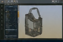 Equipment Import module: CAD pack frame with mass-property and attachment panels